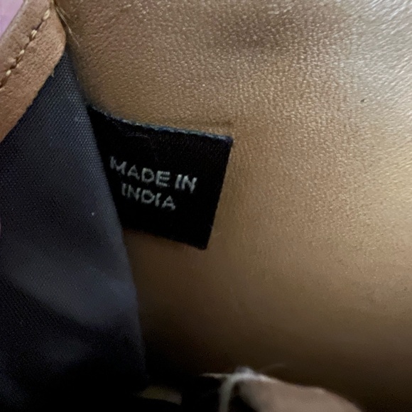 Tan Coach leather and canvas long wallet - Picture 8 of 10